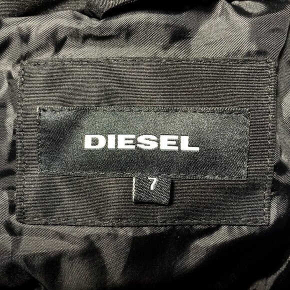 NWT DIESEL Kid's Winter Parka With Fake Fur Hood - Picture 7 of 8